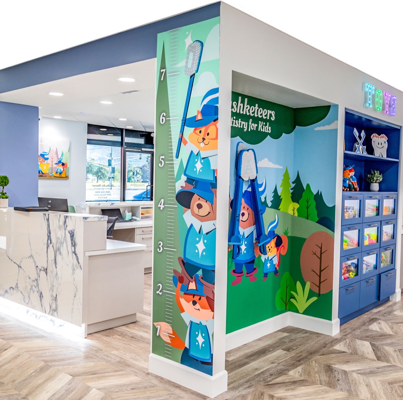 Interior wall mural printed and installed by VE Signs